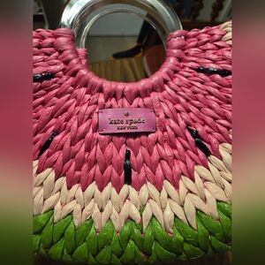 Kate Spade Watermelon rattan bag
